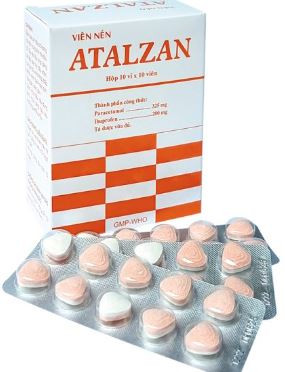 Atalzan Paracetamol giảm đau hạ sốt 325mg Phapharco (H/100V)