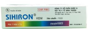 Kem bôi da Sihiron Phapharco điều trị viêm da (tuýp 7g)
