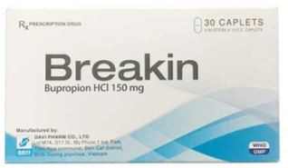 Thuốc Breakin 150mg Đạt Vi Phú điều trị rối loạn trầm cảm (3 vỉ x 10 viên)