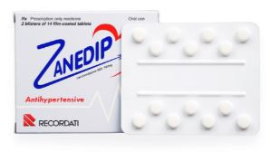 Zanedip 10mg điều trị tăng huyết áp