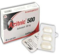 Thuốc Azitnic 500 USA - NIC Pharma điều trị nhiễm khuẩn (6 viên)