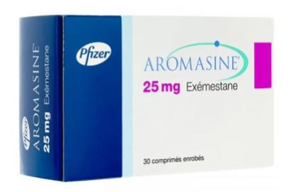 Thuốc Aromasin 25mg Pfizer hỗ trợ điều trị ung thư ở phụ nữ sau mãn kinh (2 vỉ x 15 viên)