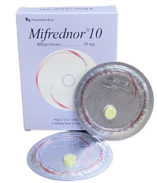 Thuốc tránh thai khẩn cấp Mifrednor 10 hộp 2 vỉ x 1 viên nén