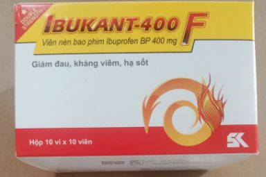 Thuốc Ibukant-400F - giảm đau và viêm từ nhẹ đến vừa