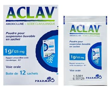 Thuốc ACLAV 1G/125MG - điều trị viêm tai giữa, viêm Amiđan