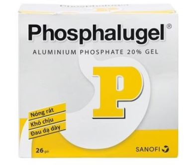 Hỗn dịch uống Phosphalugel Sanofi giảm độ axit của dạ dày (26 gói x 20g)