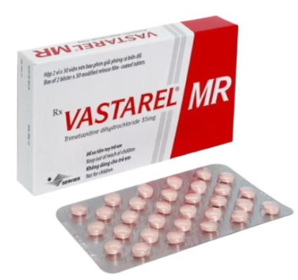 Thuốc  Vastarel MR 35mg Servier điều trị đau thắt ngực (H/60v)