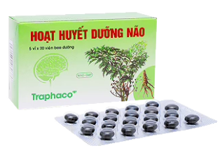 Thuốc Hoạt Huyết Dưỡng Não bao đường Traphaco điều trị suy giảm trí nhớ, căng thẳng thần kinh (5 vỉ x 20 viên)