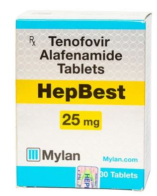 Thuốc Hepbest 25mg điều trị nhiễm virus viêm gan B mạn tính (30 viên)