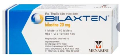 Thuốc Bilaxten 20mg Menarini điều trị viêm mũi dị ứng, mày đay