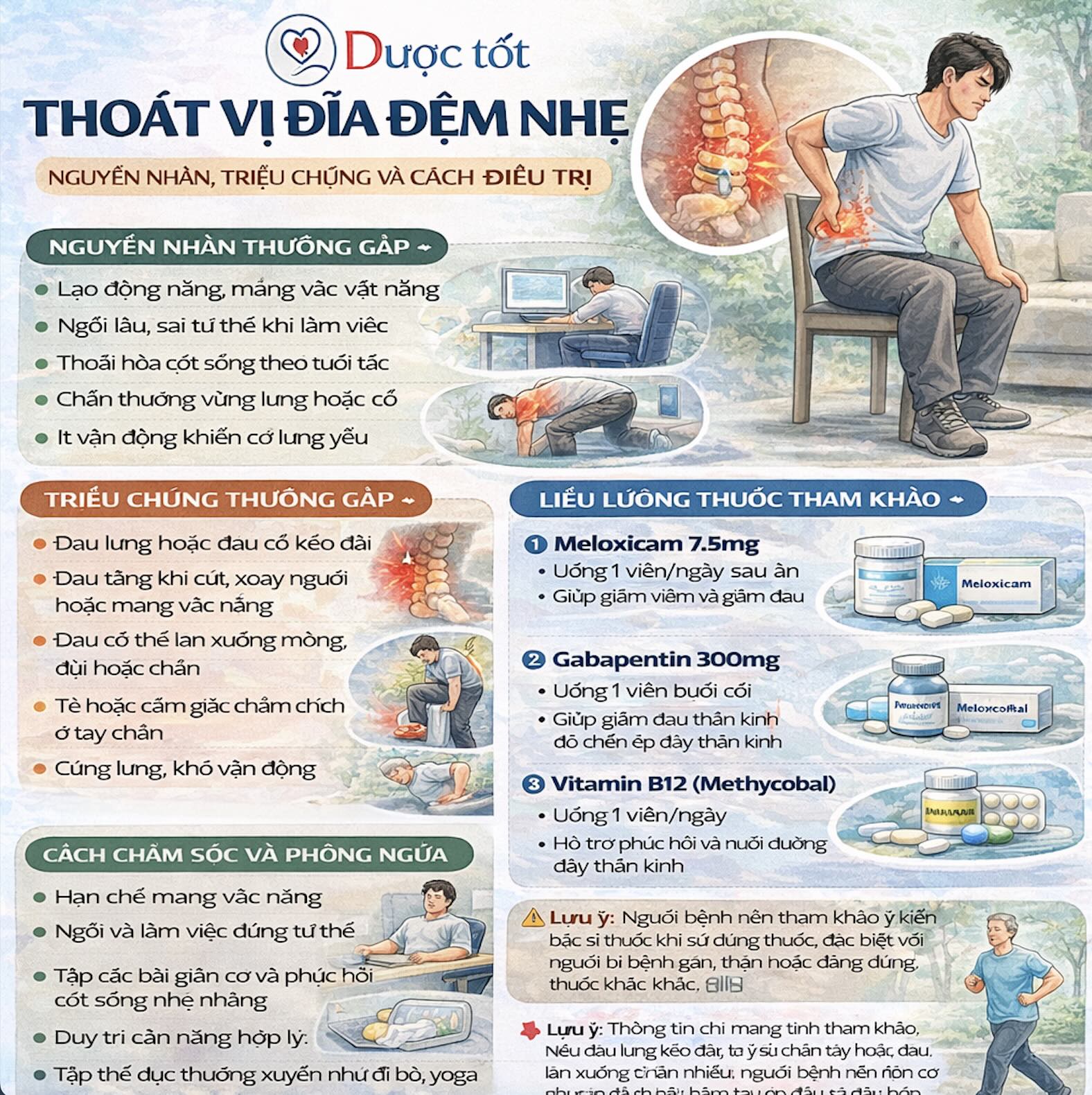 Điều trị thoát vị đĩa đệm