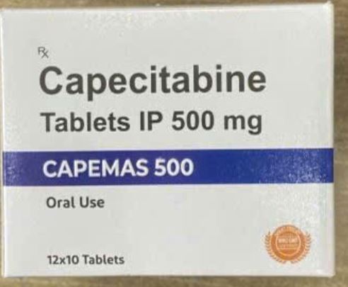 Thuốc Capemas Capecitabine 500mg điều trị ung thư